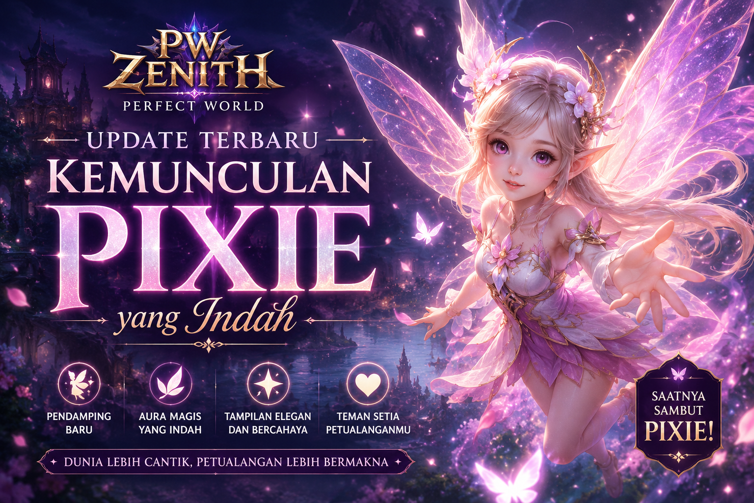 🌸 Kemunculan Pixie yang Indah dan Penuh Keajaiban