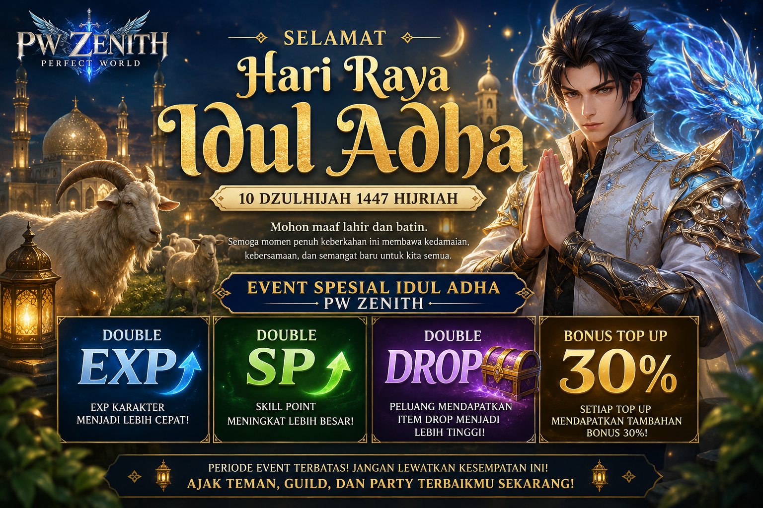 Selamat Hari Raya Idul Adha 10 Dzulhijah 1447 Hijriah